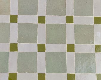 Handmade Zellige Bejmat Tiles: Moroccan Home Decor (1 Square Feet)