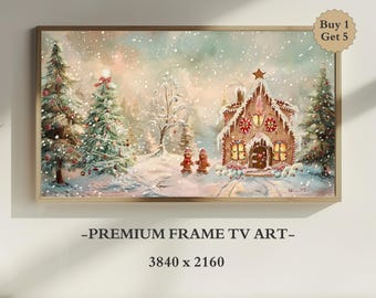 クリスマスフレームテレビアート、ヴィンテージクリスマスイブ クリスマスフレームテレビアート、ヴィンテージクリスマスイブ