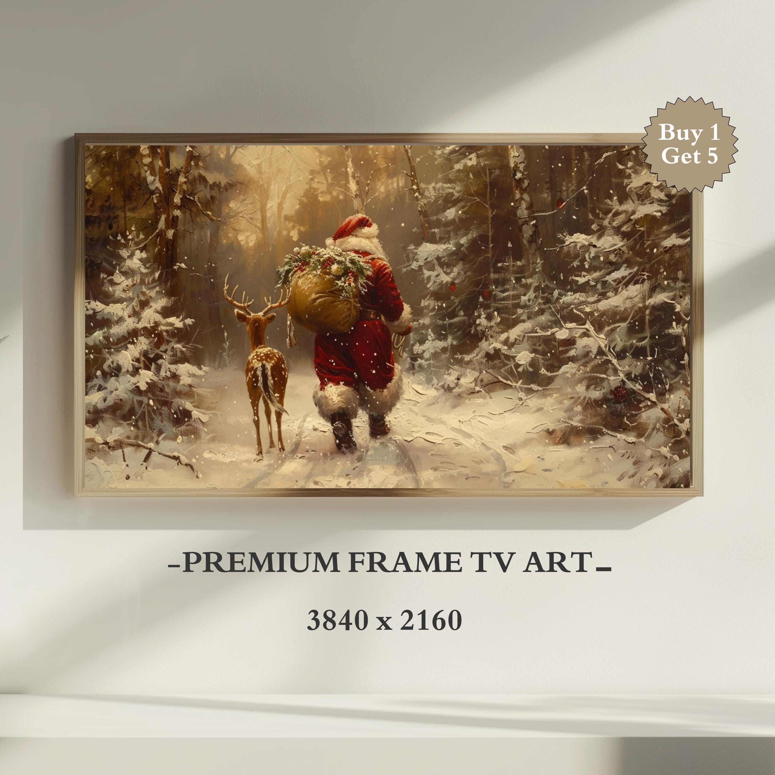 Santa Picture Frame - Etsy