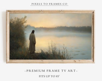 Jesus Offers You Peace Samsung Frame TV Art, Christ Screensaver, Vintage Style Bible Art, Christian Religious Oil Painting, Digital Download