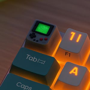 Game Boy-Inspired Custom Keycap | Retro Gaming Keyboard Key | MX Switch Compatible