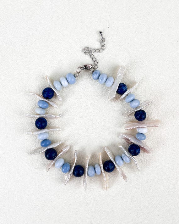 Blue opal  bracelet