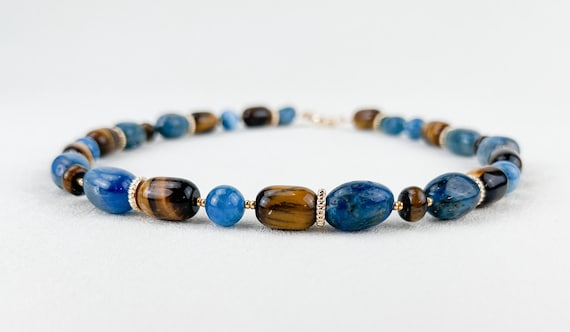 Chunky tiger Eye Chocker Boho Necklace