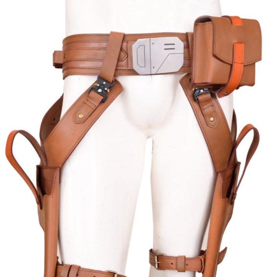 Bo-Katan Kryze Inspired Leather Cosplay Belt | Mandalorian Costume