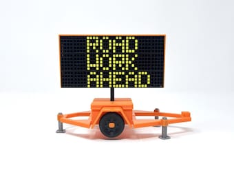 Traffic Message Board - 1:20 Scale