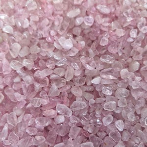 Natural Rose Quartz Crystal Chips-5-7mm,1oz 2oz 4oz Bulk Loose Stones,Mini Gemstones for Jewelry Making,Healing Crystals,Energy & Home Decor