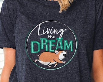 Funny Burnout T Shirt, Living the Dream Shirt, Sarcastic T Shirt, Dark Humor Tee, Adulting Shirt, Work Burnout, Funny Graphic Tee