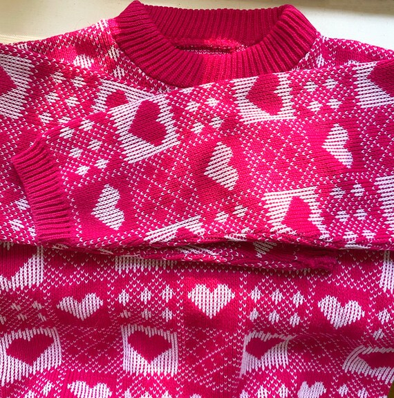 Size 4T - 6 Vintage soft knit kids' 90s graphic h… - image 3