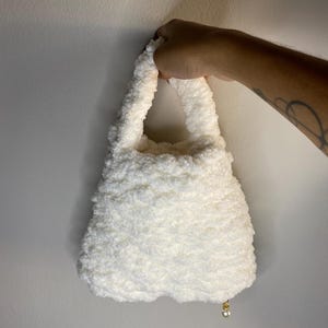 Handgemachte Crochet Cloud Handtasche
