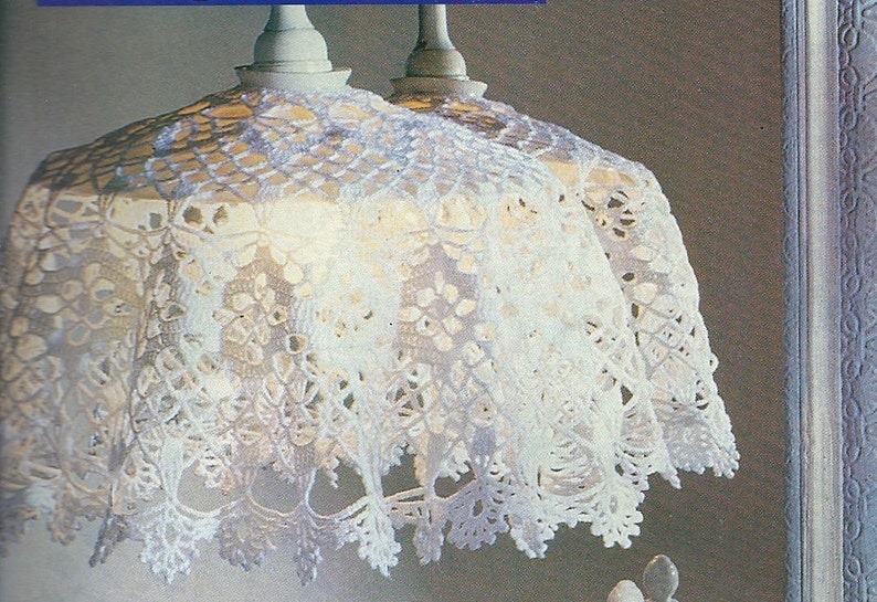 Crocheted LampShade cover No.3 image 1