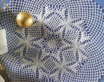 Crochet Doily 36 cm - 14 inches - Dance