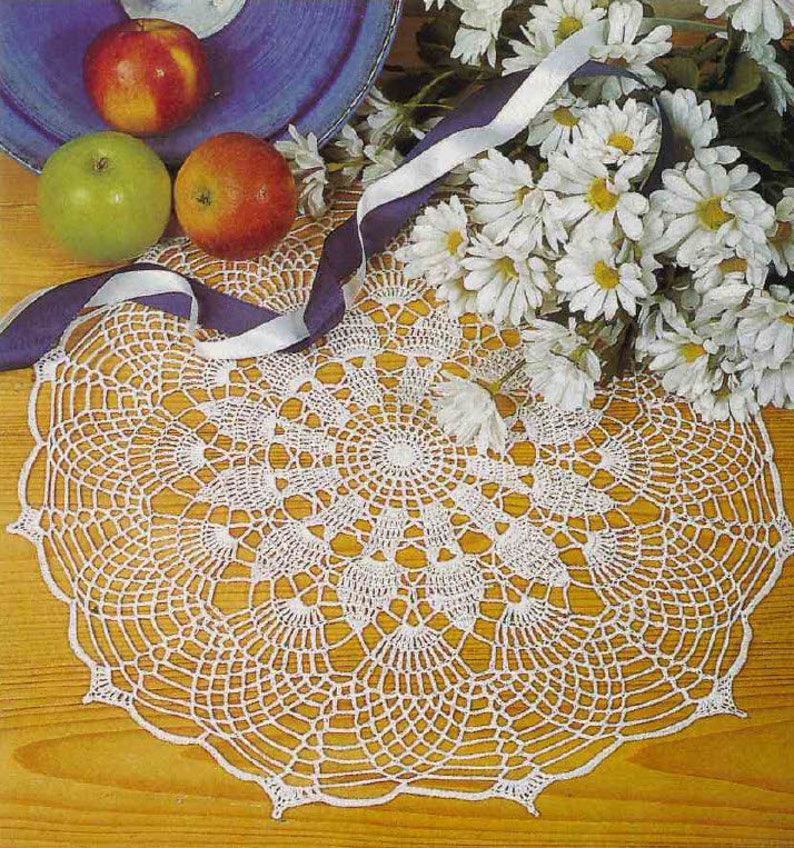 Crocheted Doily 39cm 15 inches Free Spirit image 1