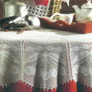 Crochet Tablecloth - Cherry&#39;s