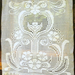 Crochet Lace Curtain - Summer