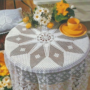 CrocheT Tablecloth - Diamonds