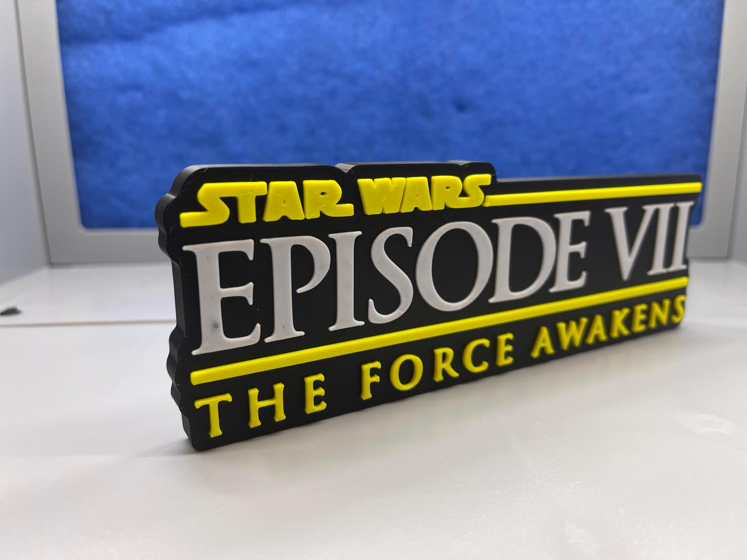 Star Wars: Episode VII - the Force Awakens 3D Printed Sign - Etsy