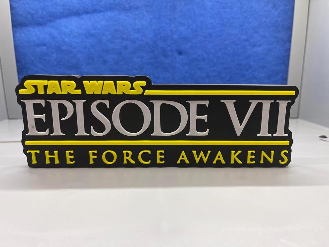 Star Wars: Episode VII - the Force Awakens 3D Printed Sign - Etsy