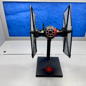 Star Wars Special Forces TIE Fighter Display Stand - First Order Logo - 3D Printed Physical Stand