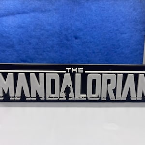 Star Wars: The Mandalorian 3D Printed Sign