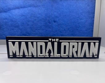 Star Wars: The Mandalorian 3D Printed Sign