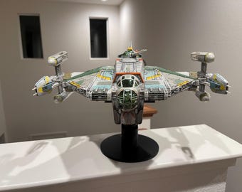 Star Wars Ghost Display Stand for Micro Galaxy Squadron - 3D Printed Physical Stand