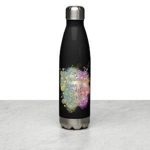 stainless steel drinking bottle
