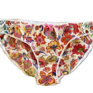 Women&#39;s bikini panties knickers handmade made from Liberty Tana Lawn 14