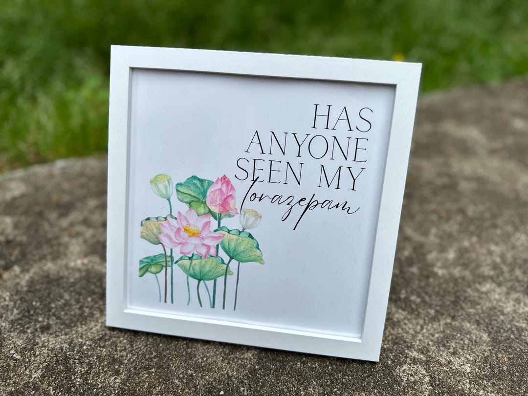 White Lotus Lorazepam Print | Parker Posey | Piper No | White Lotus