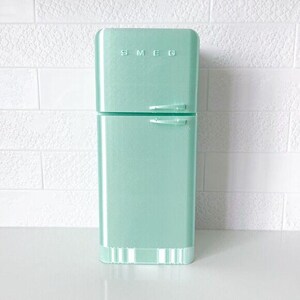 Miniature Refrigerator - Mint Green - 1:6 Scale - 12&quot; Fashion Dolls - Dollhouse - Kitchen Furniture