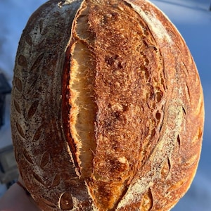 Einfaches Sauerteigbrot-Rezept, digitales Produkt