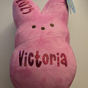 Personalized 9&quot; Marshmallow Scented Peep Plush