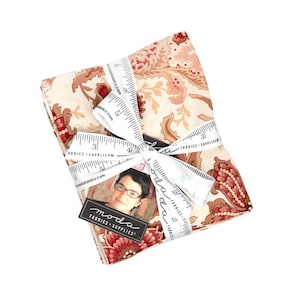 Le Jardin Rouge Fat Quarter Bundle from Moda and French General