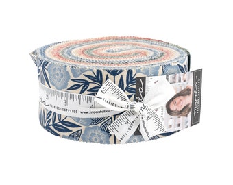 Flower Press Jelly Roll from Katharine Watson and Moda