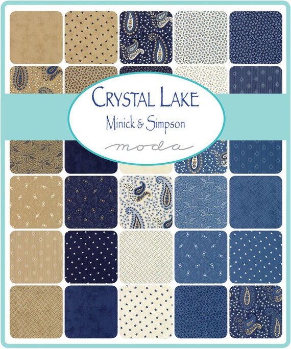 Crystal Lake Fabric by Minick and Simpson for Moda #14870-16 Quilt Shop Quality