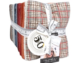 Prairie Gatherings Flanell Fat Quarters Bündel von Moda und Primitive Gatherings