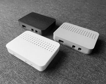 Raspberry Pi Case/Box, Zero, Zero2, or Zero 2W, 3D Printed with biodegradable ingredients, Fits Plugs, Cooling Design, 3 colors, Made in USA