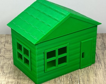 3D Printed Green House Gift Box: Magnetic Roof, Real Estate Closing Gift