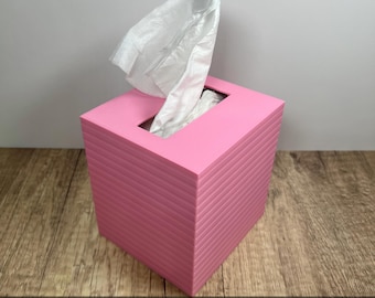 3D Printed Tissue Box Cover: Modern PLA Decor, STL File Digital Download