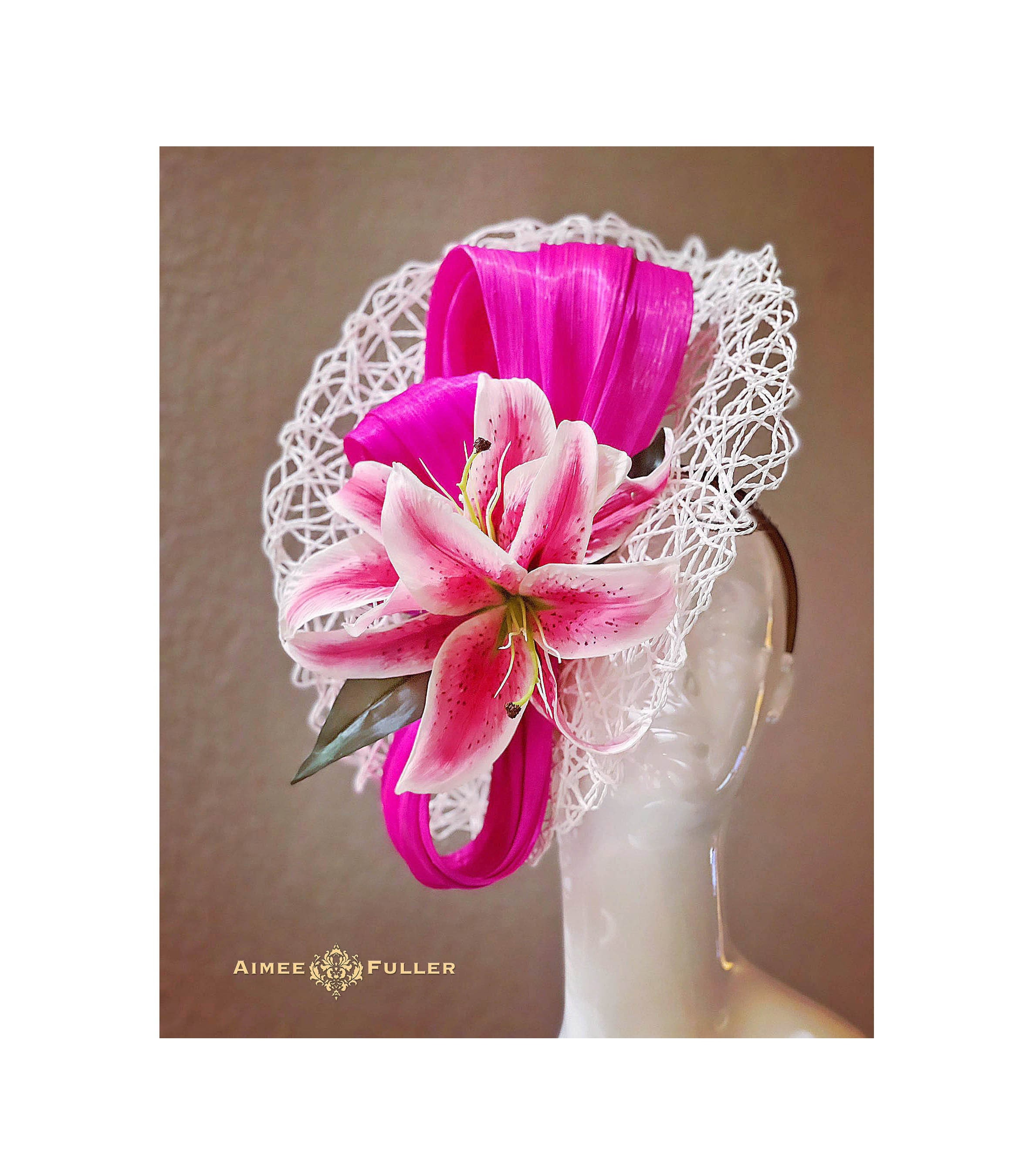 Stargazer Lily Derby Hat - Etsy display picture 2