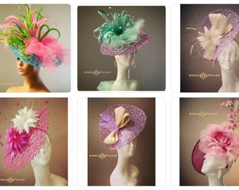 Kentucky Derby Hat Fascinator, Kentucky Oaks Hat, Hot  display picture 3