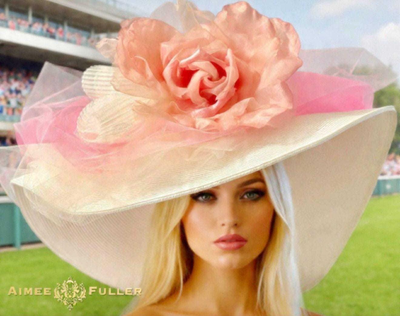 Beloved Millinery Pretty Unique Pink Feathers Fascinator Tea  display picture 3