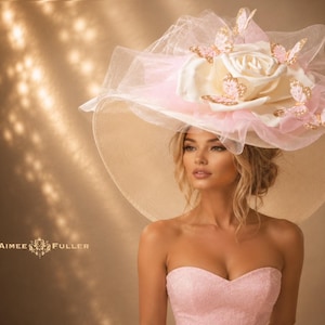 Butterfly Derby Hat - Etsy display picture 1