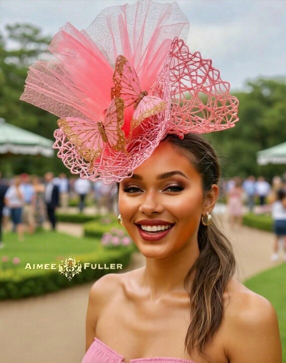 Kentucky Derby Hat Fascinator, Royal Ascot Hat, Big  display picture 2