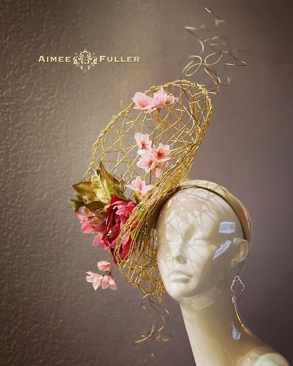 Kentucky Derby Hat Fascinator, Royal Ascot Hat, Easter Hat  display picture 2