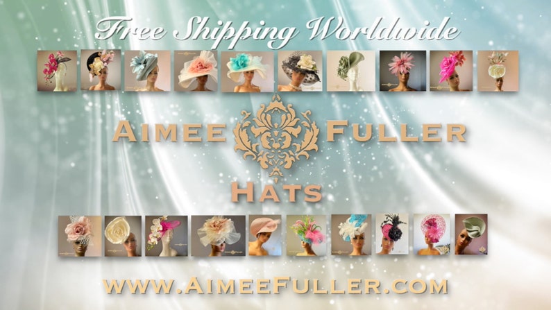 Aimee Fuller Kentucky Derby Fascinator, Royal Ascot Hat, Butterfly Pink Gold Headpiece Del Mar Opening Day High Tea Wedding Breeders Cup Hat image 6