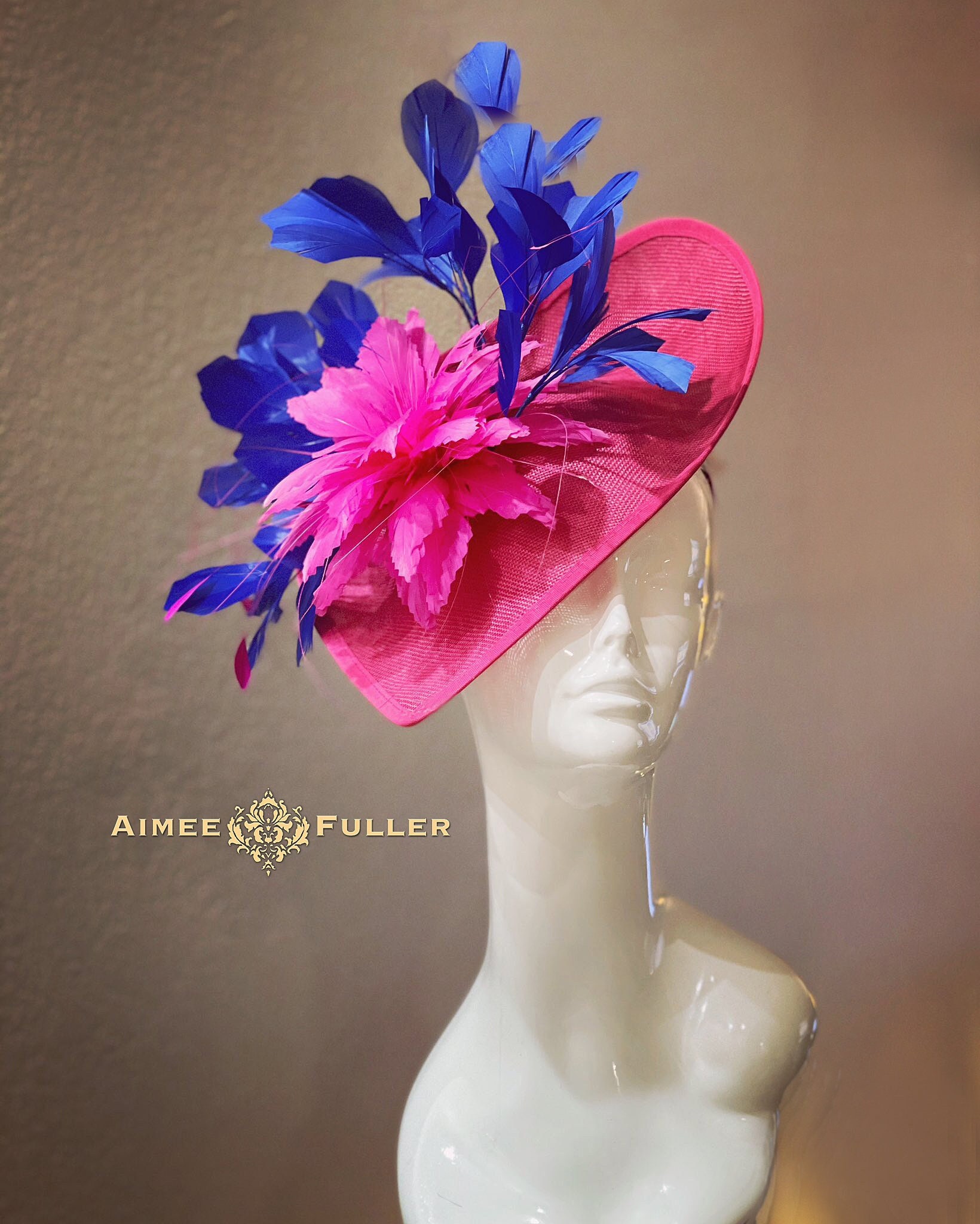 Vintage 1960s Sculptural Fantasy Silk Hat Fascinator Kentucky Derby Blue Hat Kentucky Derby Hat Vintage - Etsy main image 4