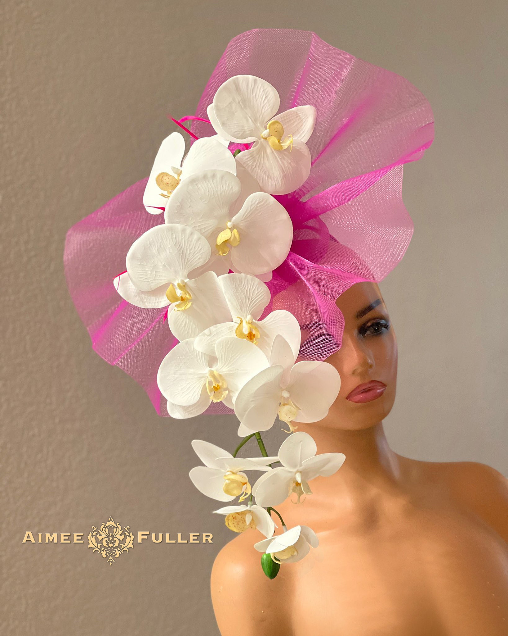 Kentucky Derby Fascinator Hat- Satin Flower | Race Day Fashion Oaks Tea Easter Women Kentucky Hats 2026 Derby Sun Hat Organza Summer Church  main image 2