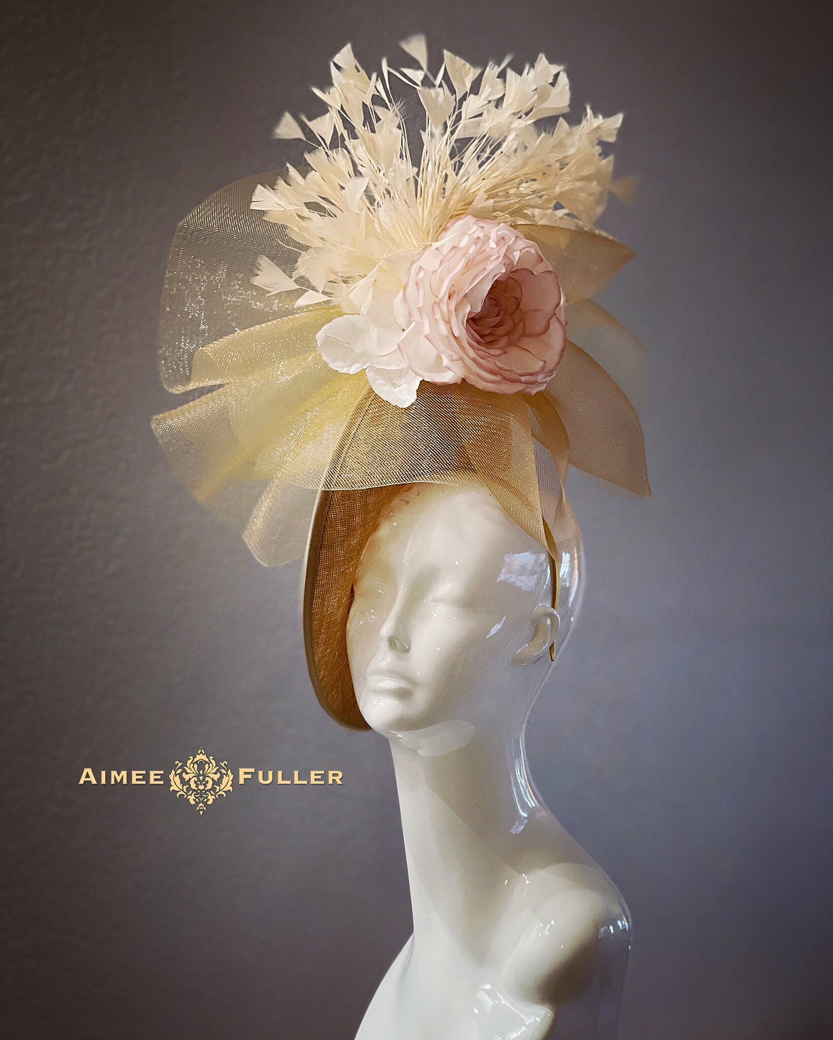 Tan Nude Fascinator - Etsy