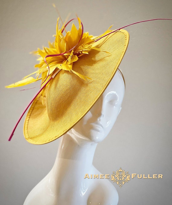 Yellow sales races hat