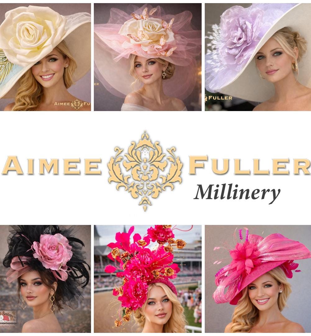 Kentucky Derby Hat Black off White Large Bow Church Hat  display picture 3